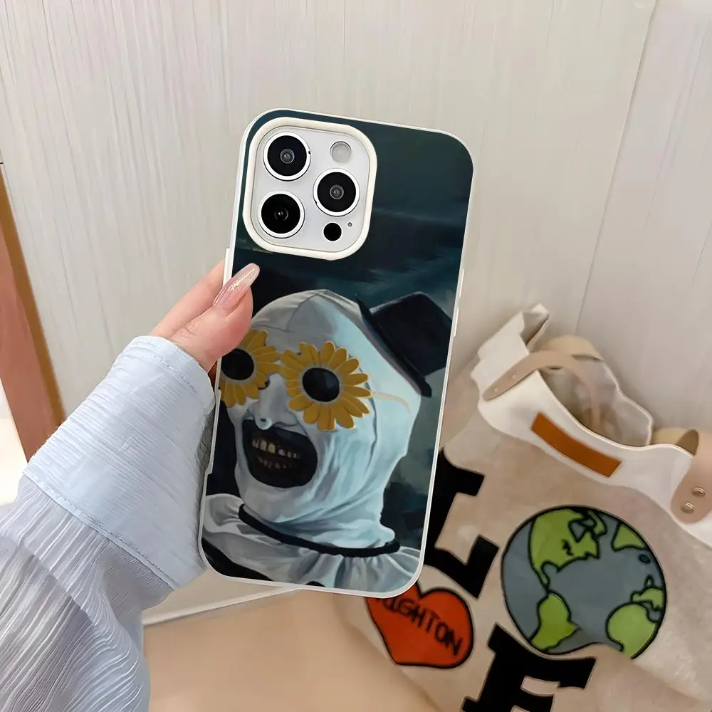 

Movie T-Terrifier Phone Case IPhone 17 Air 16 15 14 Plus 13 Pro Max 2 Soft Frosted Candy Transparent Jelly 2-in-1