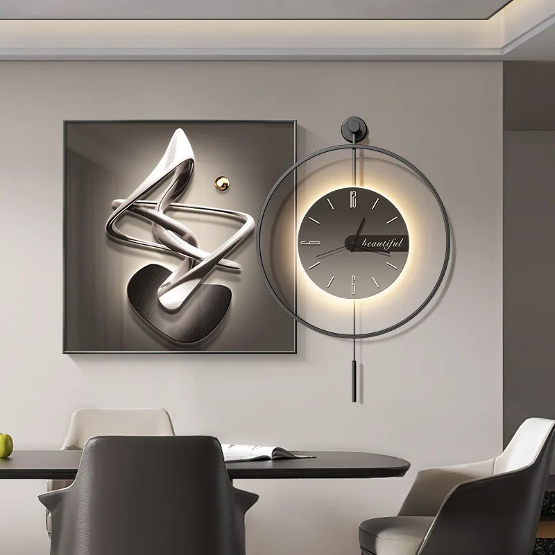 Bedrooms Creative Wall Watch Luxury Living Room Big Size Design Fashion Clock Wall Restaurant Horloge Murale Room Decorations
