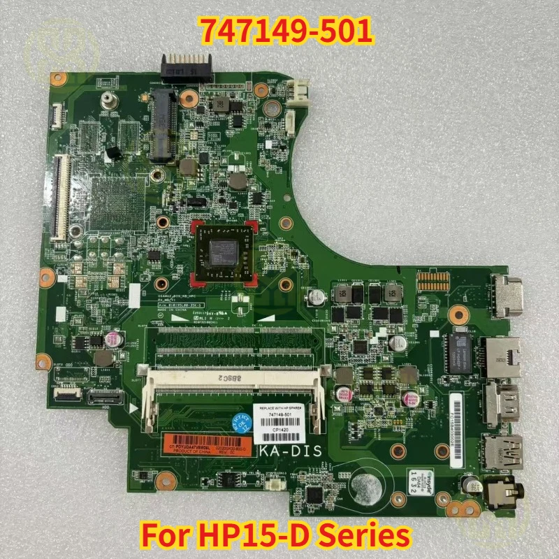 

747149-501 для серии HP15-D P/N: 010195L00-35K-G Материнская плата ноутбука с процессором E1-2100