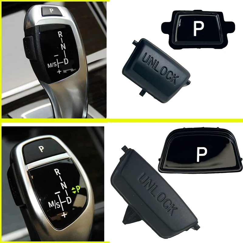 Acessórios para Carro: Botão de Câmbio e Botão de Estacionamento para BMW Séries 1, 2, 3, 5, 6, 7 (Modelos F30, F10, F01, F02, X1, X3, X4, F32, F48, F25)
