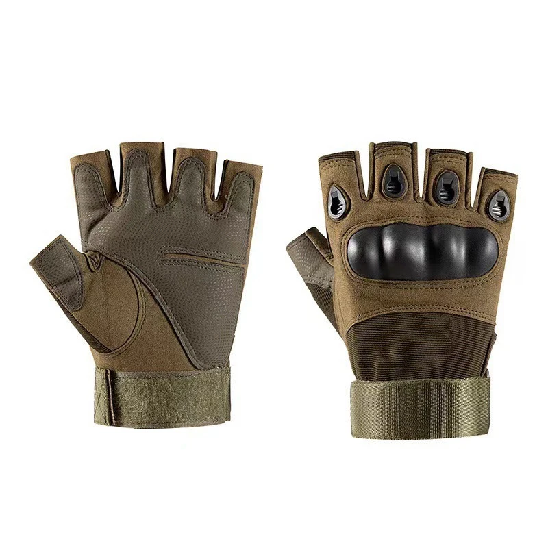 Taktische Halbfinger-Handschuhe für Herren zum Radfahren im Freien, Sport, rutschfest, verschleißfest, Klettern und Fitnesstraining – Detail 8