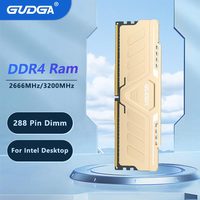 GUDGA Memory Ram DDR4 8GB/16GB/32GB 2666 3200 3600 4000mhz 1.2V/1.35V 288Pin DIMM For Desktop Computer