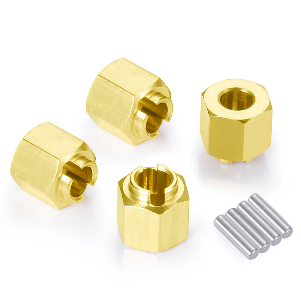 النحاس 7 مللي متر عجلة عرافة محور تمديدات محول 4/5/6/7 مللي متر ل TRX4M برونكو المدافع 1/18 RC الزاحف نموذج سيارة ترقية أجزاء #5