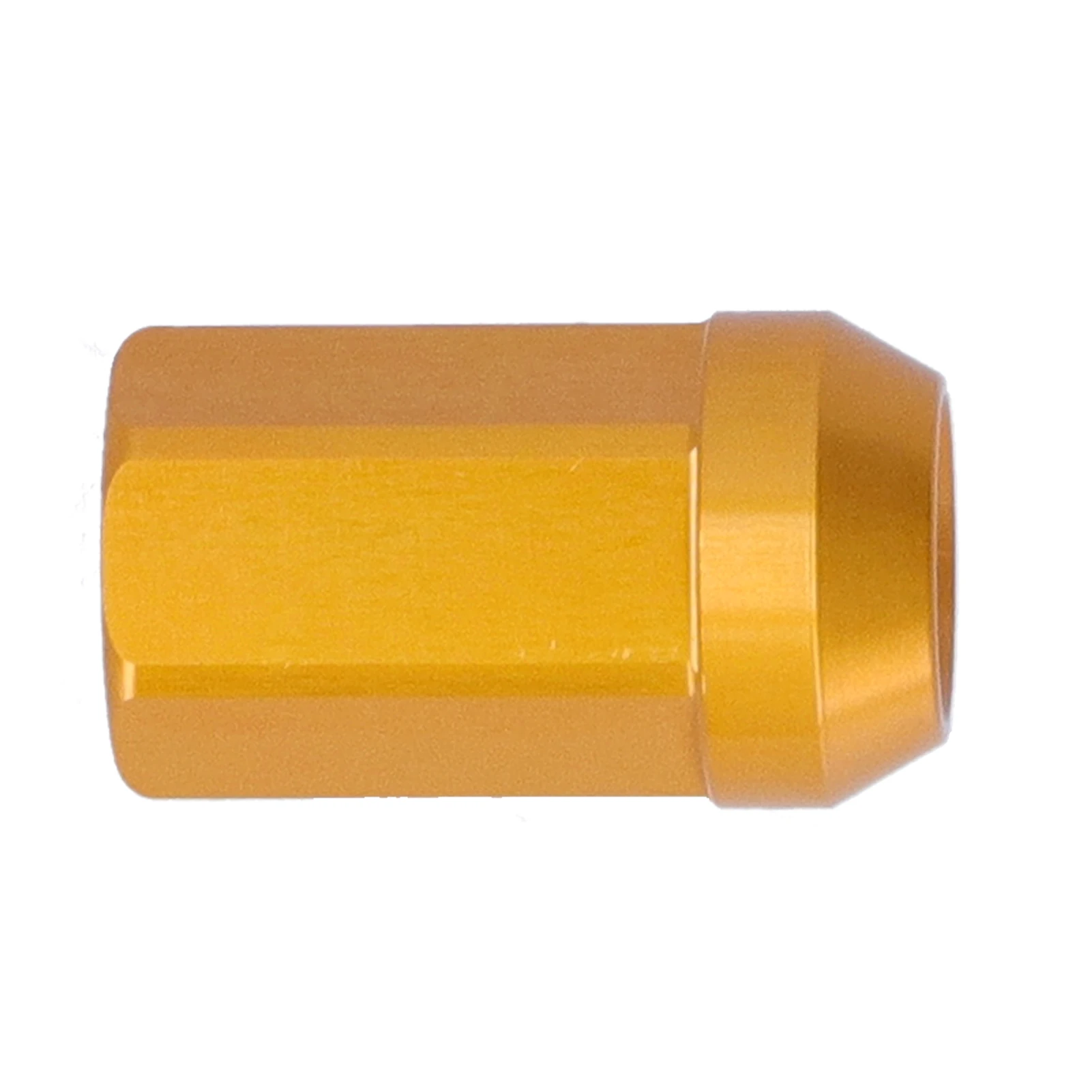 20pcs Wheel Lug Nuts M12x1.5 Thread 1.3in Height 7075-T6 Aluminum Locking Lug NutsGold