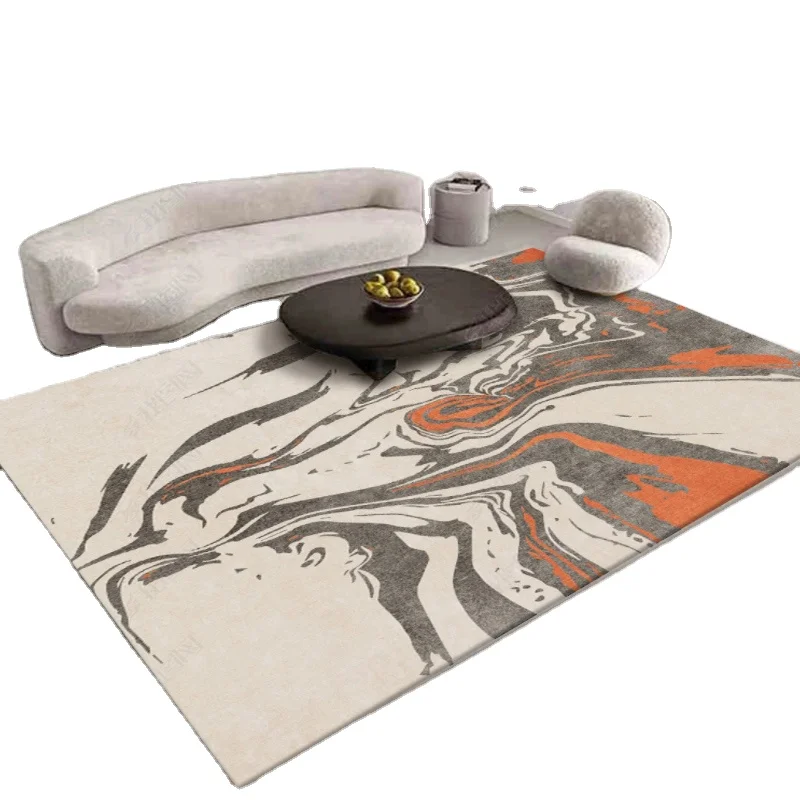 Nitrilon Printed Big Area Rugs ,Heating Carpets With Plush Fabric For Living Room