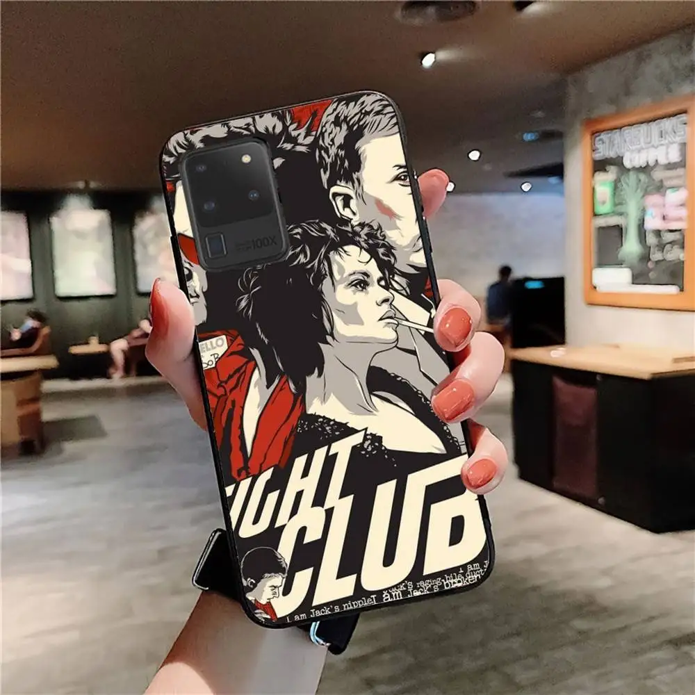 Чехол для телефона F-Fight Club для Samsung S 24 Fe 25 Ultra Plus 20 Lite 21 30 22 23 24 22 Ultra 5G Fundas