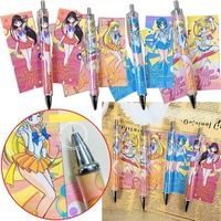 Sailor Moon Tsukino Usagi Student 0.5mm Ball Pen Anime Characters Children's Exam Neutral Pen Office Essential Writing Pen Gifts