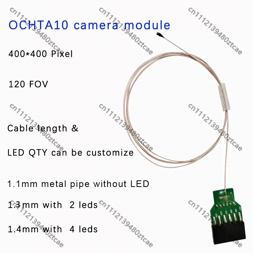 0.9mm Mini Medical Endoscope Camera Module, OCHTA10 CMOS Image Sensor, 2MP HD, IP Waterproof, USB2.0 UVC Plug & Play