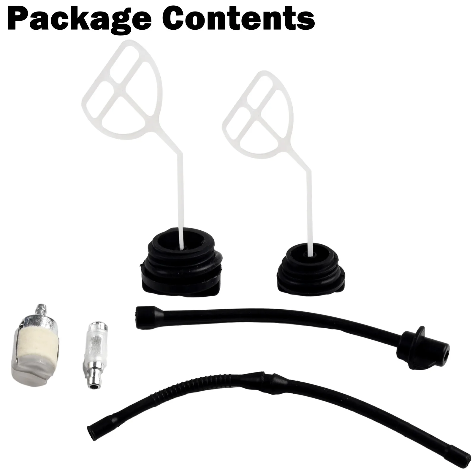 Fuel Filter Hose Line Cap Kit for Gas Chainsaws Compatible with 45CC 52CC 58CC 4500 5200 5800 Model Numbers 2-Stroke Engine