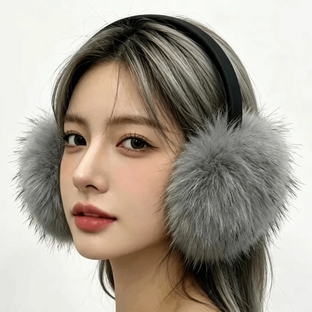 Fashion Ear Cap Faux Fur Earmuffs Thicken Cold Proof Winter Earmuffs Windproof Ear Warmers Ear Mask Men