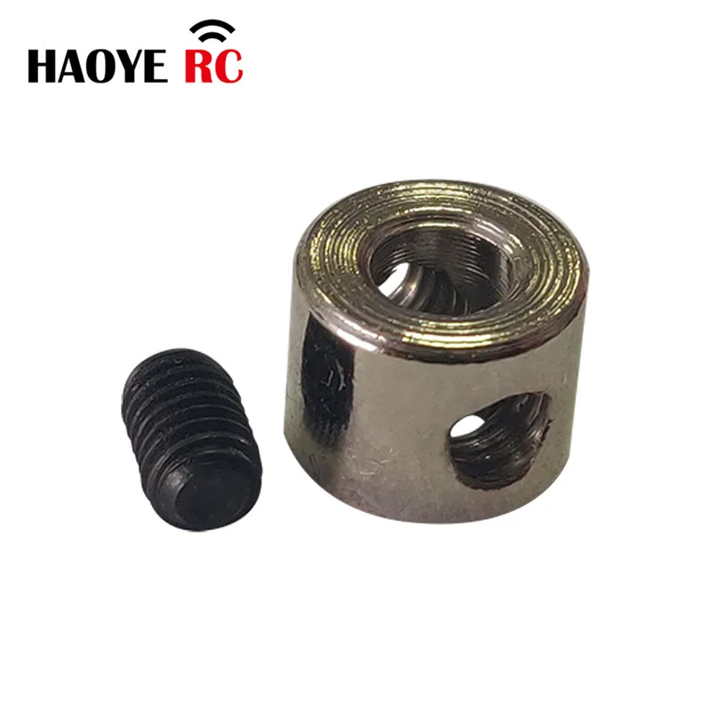 Haoye 10pcs Inner Dia 2.1mm 3.1mm 4.1mm 5.1mm Metal Wheel Collar Lock Landing Gear Stopper For RC Fixed-wing Airplane Parts