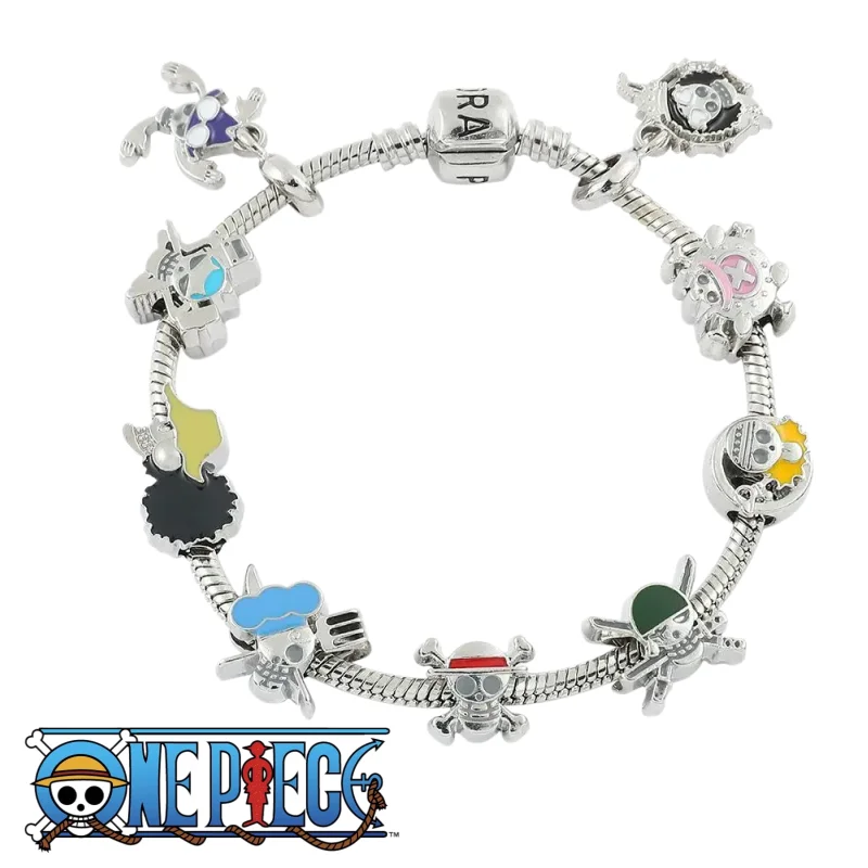 One Piece Monkey D. Luffy 2D Armband DIY Perlen Cartoon Mode Cosplay Zubehör Dekoration Anime Peripherie Geburtstagsgeschenk