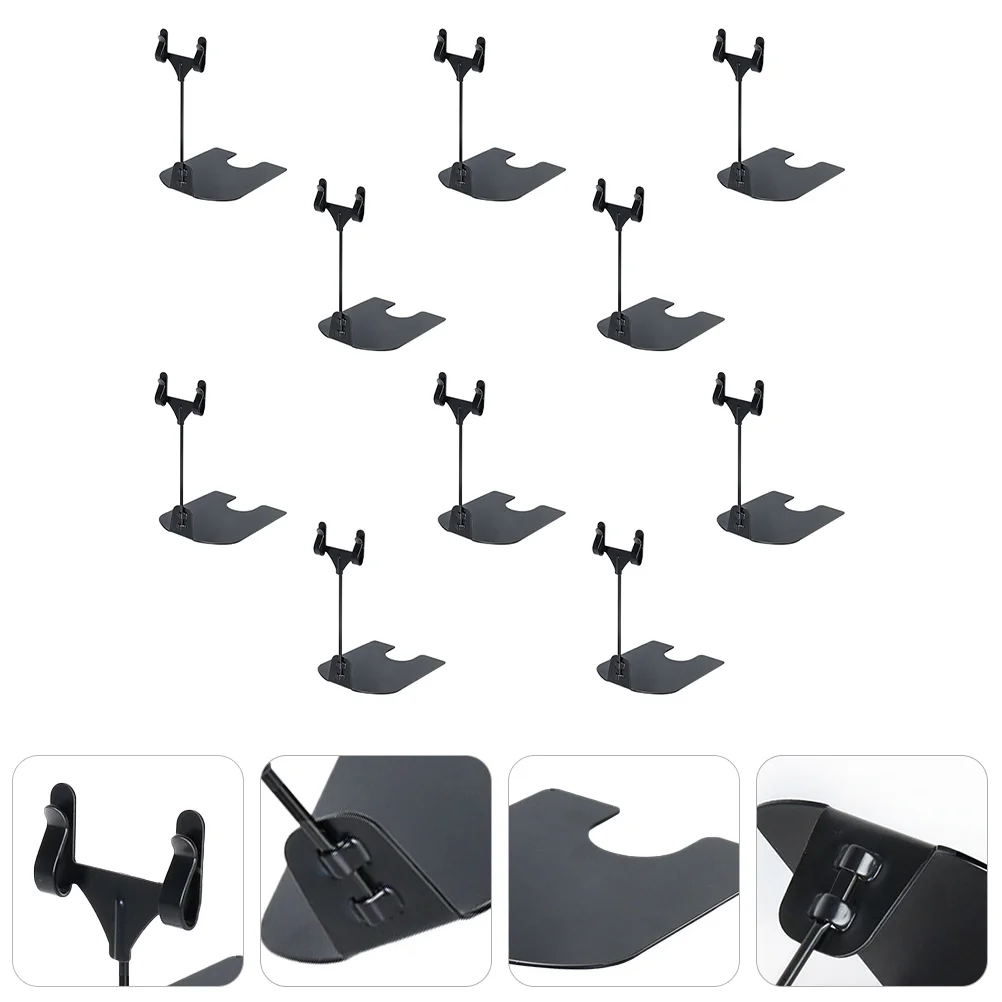 

10 Pcs Display Board Price Tag Holder Supermarket Clip Shelves Shelf Advertising Label Rack