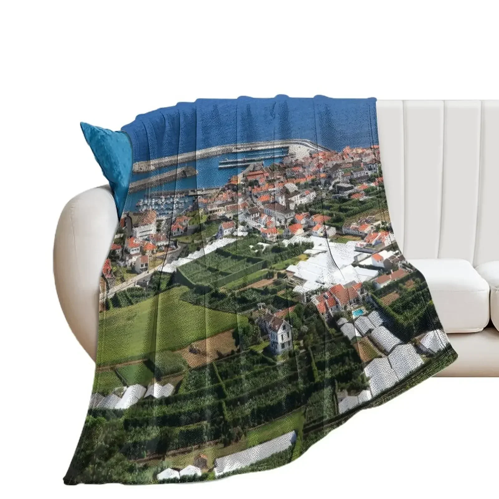 

Vila Franca do Campo, Azores Throw Blanket blankets and throws Thin Plush Thins Blankets