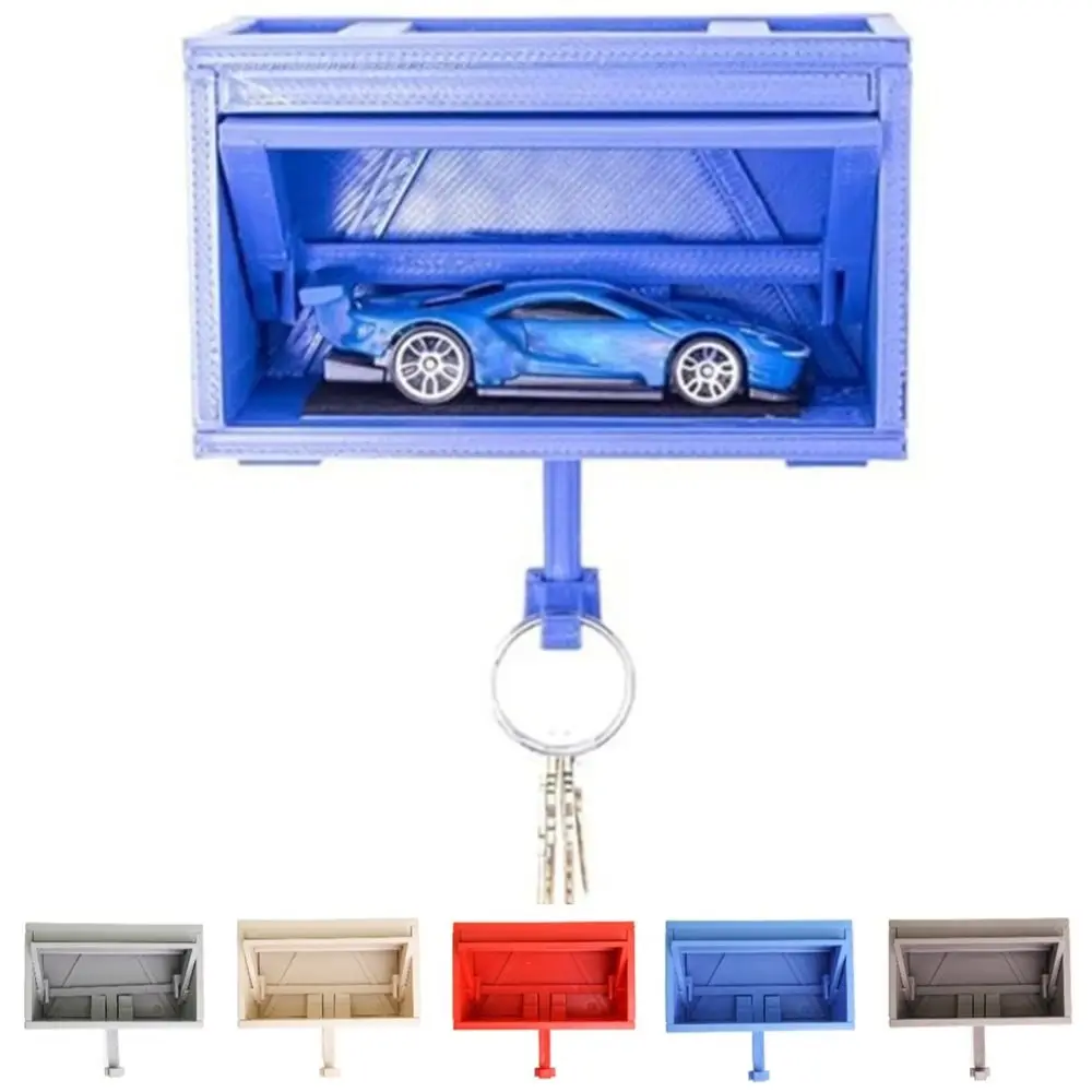 

Creative Car Garage Key Holder with Opening Door Funny Fun Key Organizer Multifunctional Easy Installation Wall Mount Key Rack