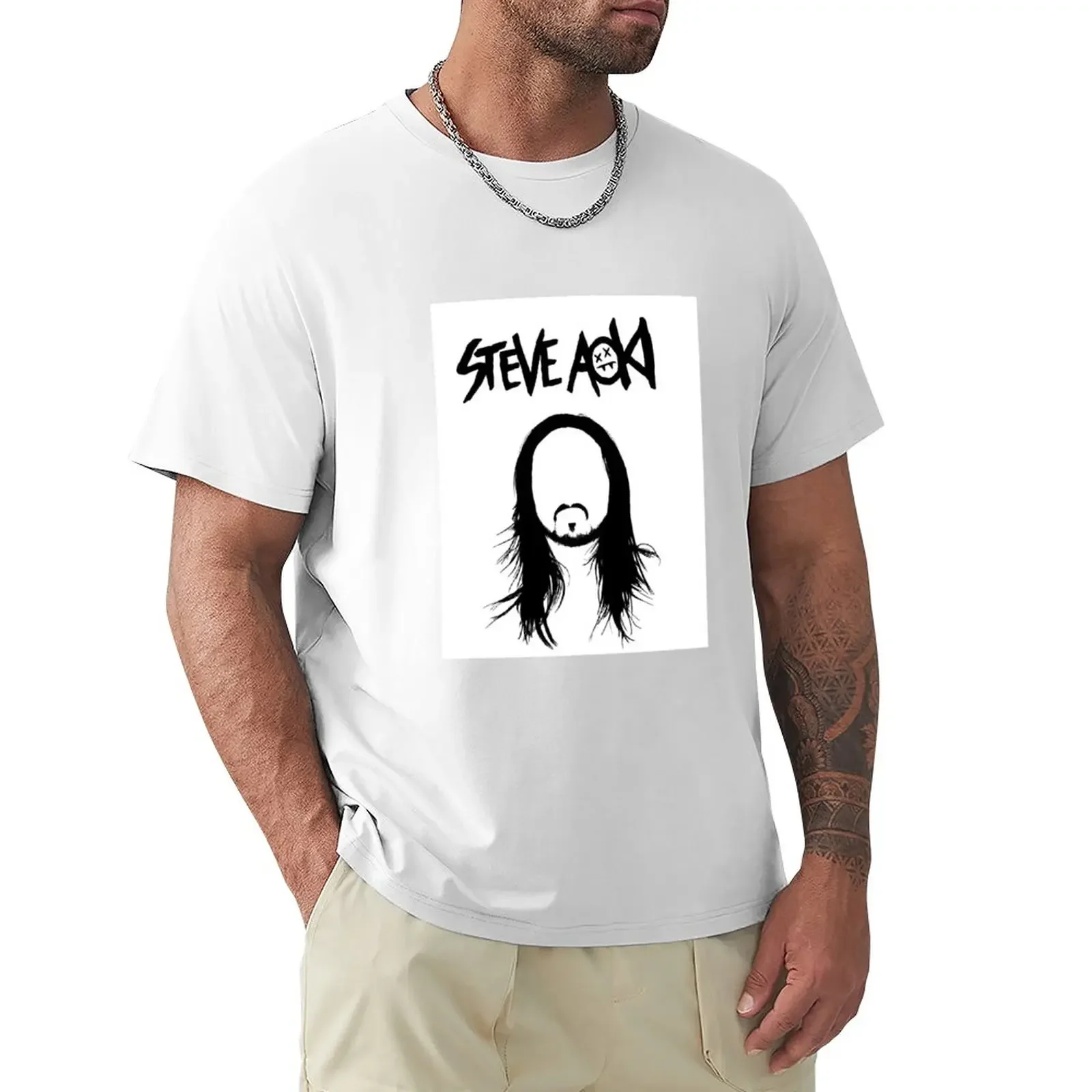 Steve Aoki T-Shirt cute clothes animal prinfor boys mens clothes