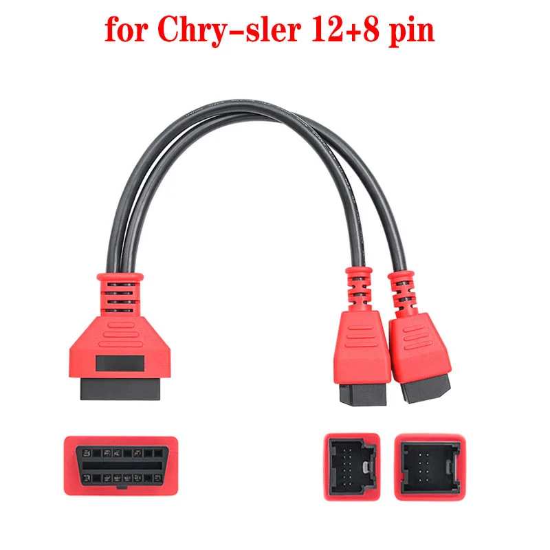 

Car Adapter Cable for Chrysler 12+8 Pin Programming Car Adapter Cable for Autel MS906S/908S