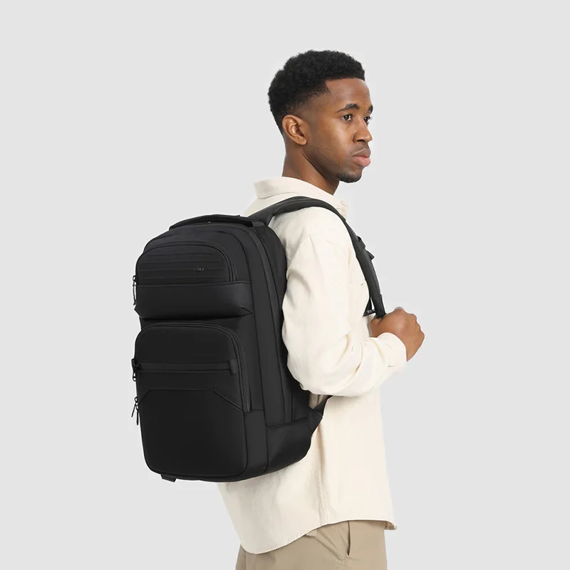 OZUKO Anti Diefstal Laptop Rugzak 15.6 Anti-rimpel Waterdichte USB Opladen Oxford Rugzak Mannen Mode Reistas Rugzakken