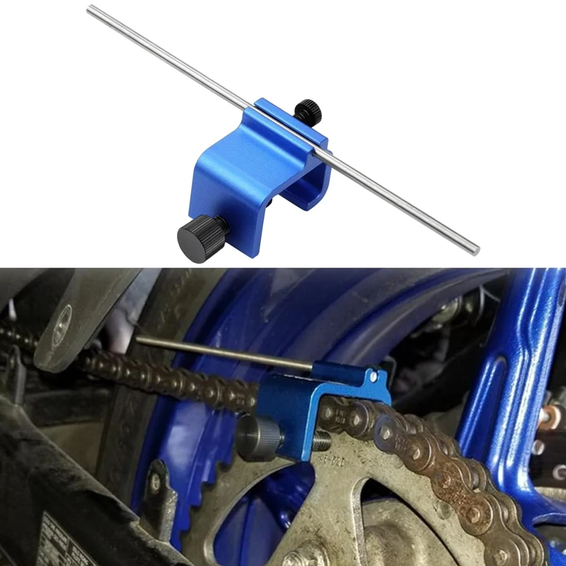 Motorcycles Chain Alignment Tool Suitable for Motorbike and ATVs, Quick Accurate Alignment Tool