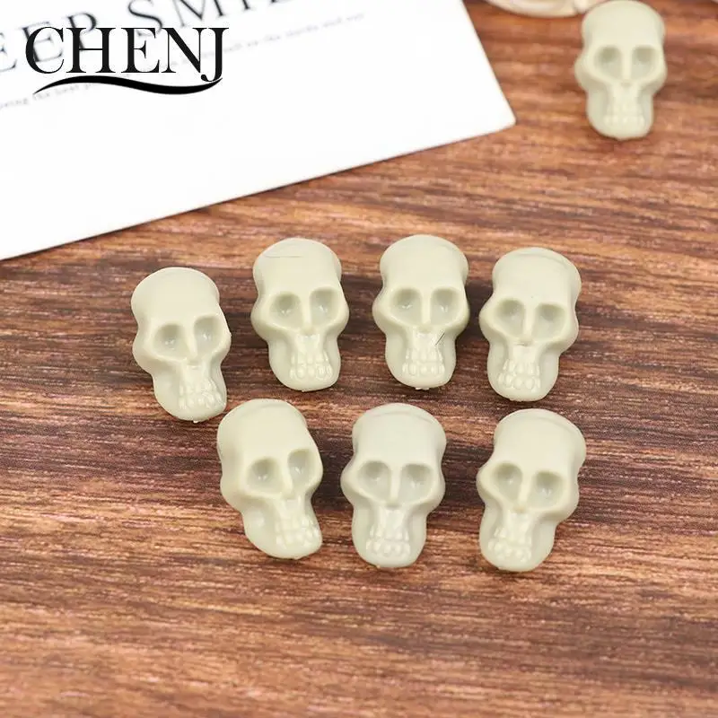 Mini crânio simulação modelo brinquedo, Home Decor, modelo moderno, 50pcs