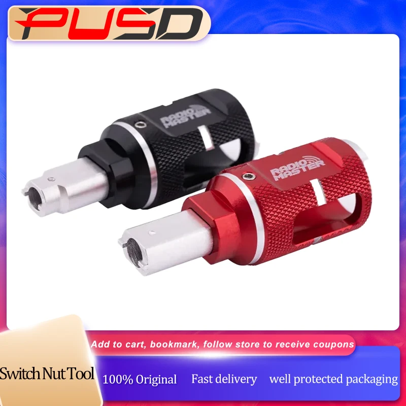 

RadioMaster Switch Nut Tool - Effortless Tightening/Loosening For RC Radio Switch Collets RC Transmitter Repair Accessory
