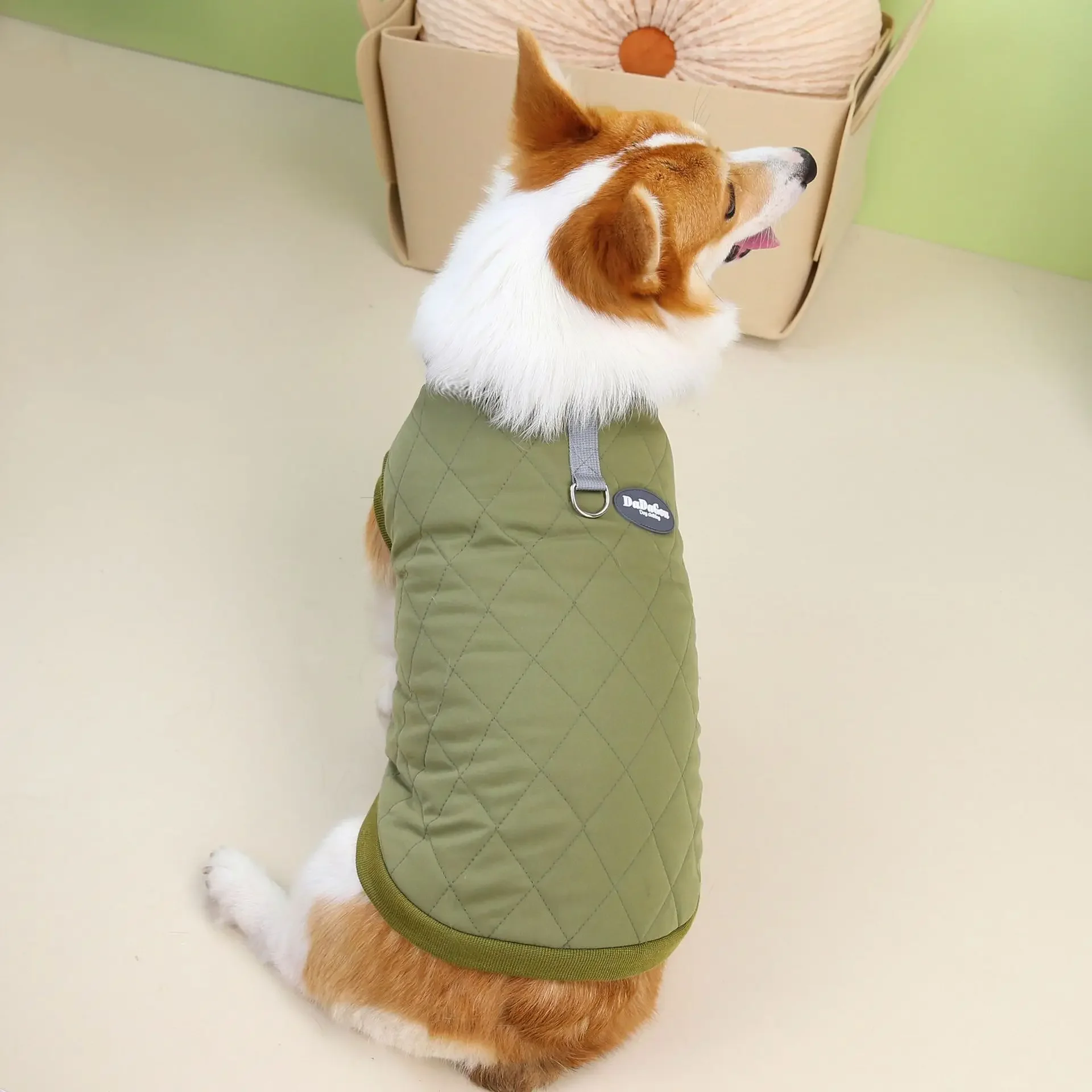 Corgi Sausage Big Dog Clothes Winter New Short-legged Dog Jacket Coat Pet Clothing  Ropa Para Perro Pequeño