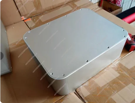 

430mm Wide 350mm Deep Full Aluminum Amplifier Chassis Rounded Corner Tube Amplifier Case HiFi Audio Enclosure Multiple Heights