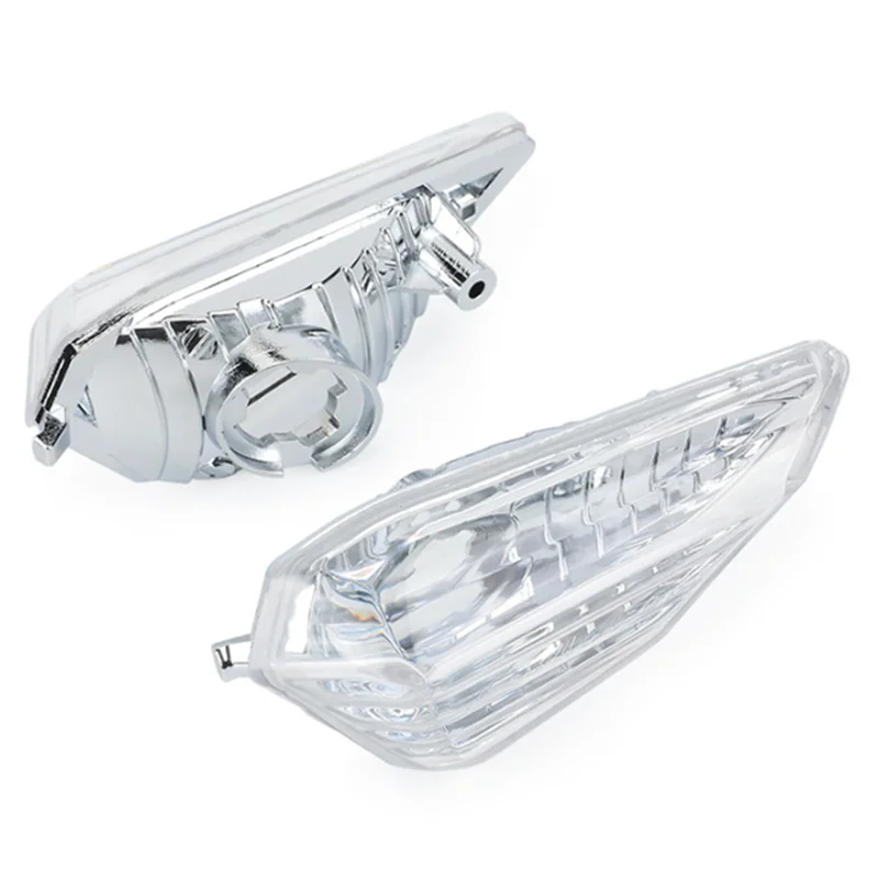 ฝาครอบไฟเลี้ยว ฝาครอบไฟเลี้ยวสําหรับ Kawasaki Z 125 ฝาครอบไฟเลี้ยวสีเงิน