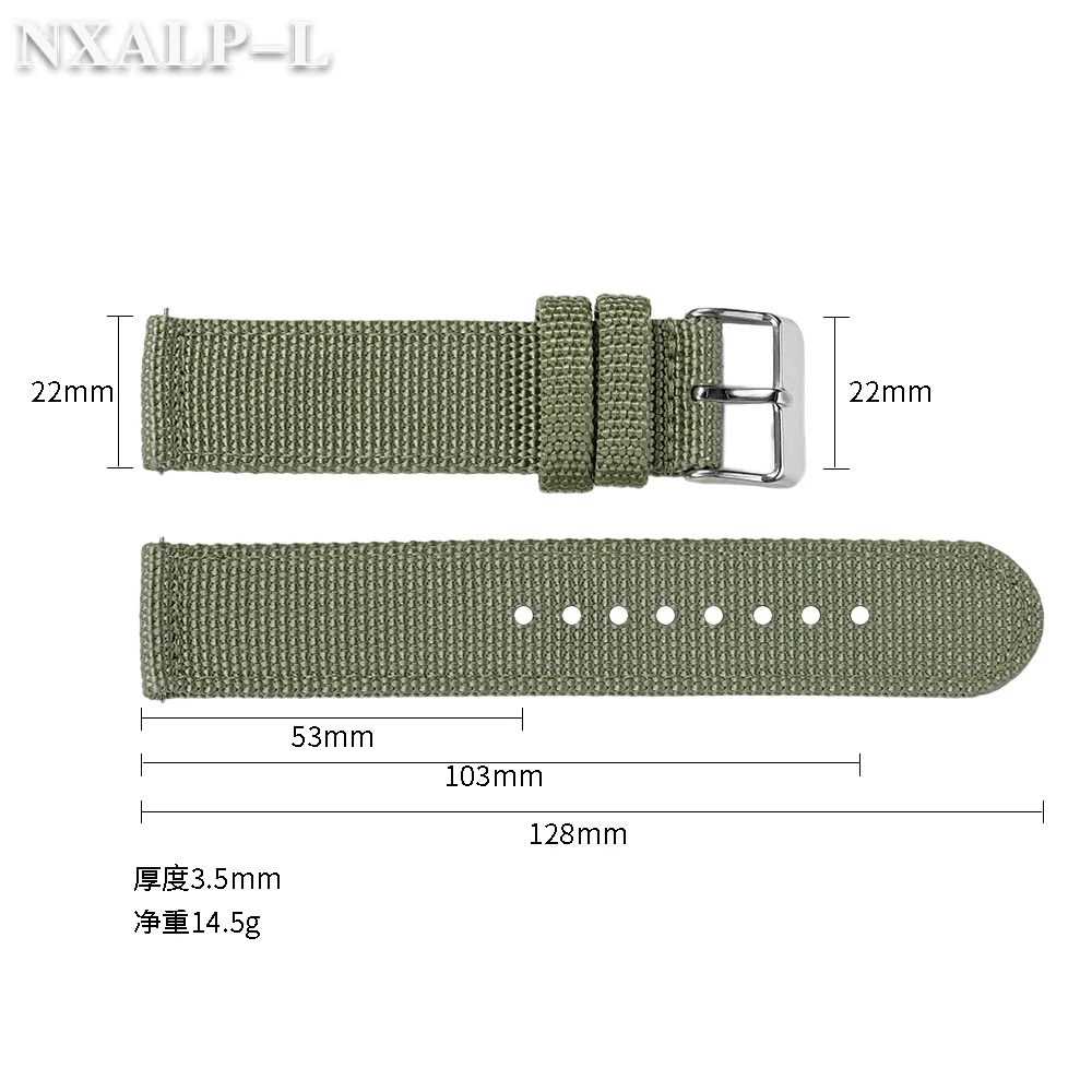 Sports Nylon Watch Band 18mm 20mm 22mm 24mm Quick Release Woven Strap for Men Women Sport Wristband Military Universal Bracelet image 6