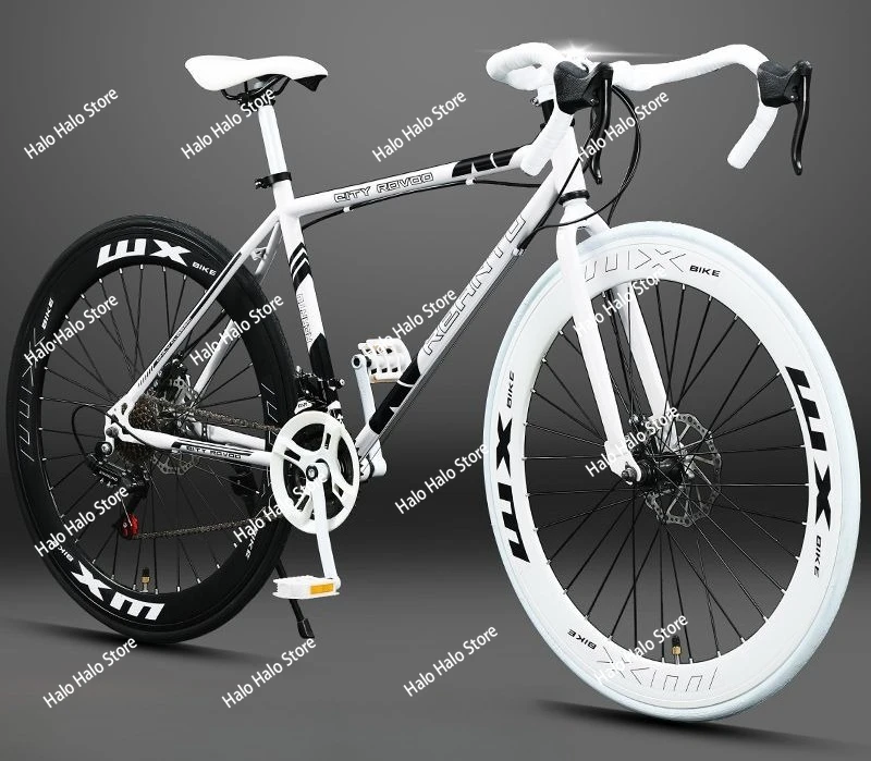 Fixed Gear Road Bike Lightweight Drop Bar Solid Tire Commuter Single Speed view 3