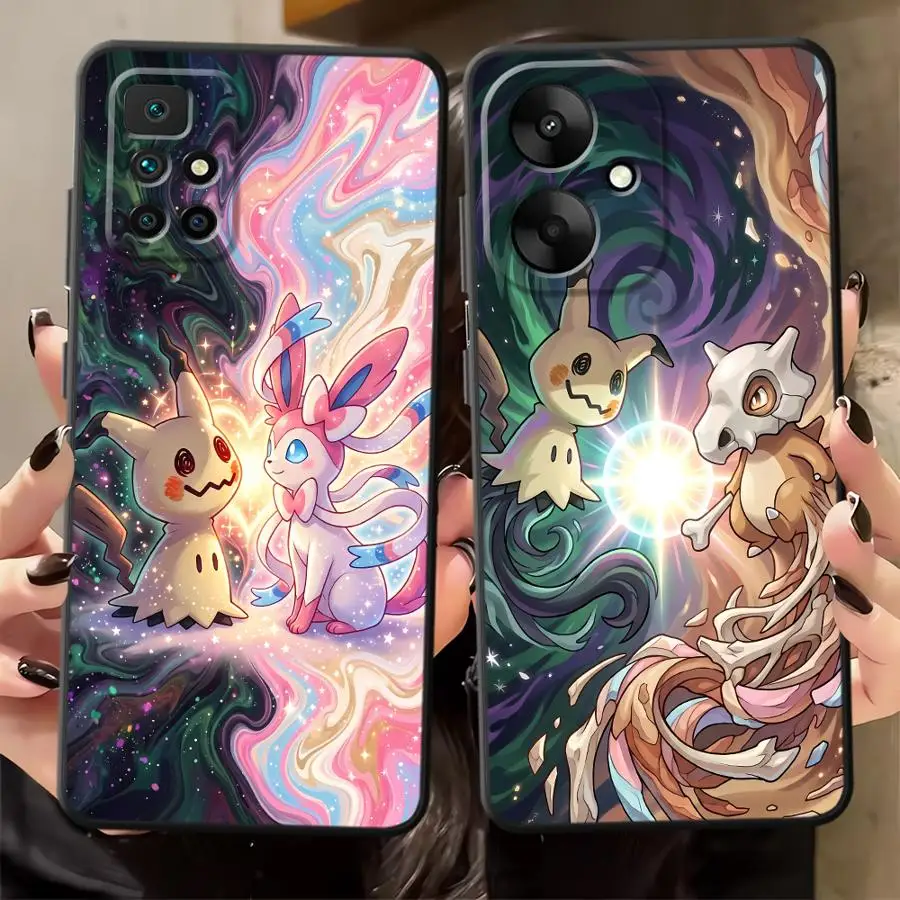 Phone Case for Xiaomi Mi 15T 13 14T Pro 10T 11T 12T Pro 11 12 Lite Soft Cover Japan P-PokemonS Sylveon
