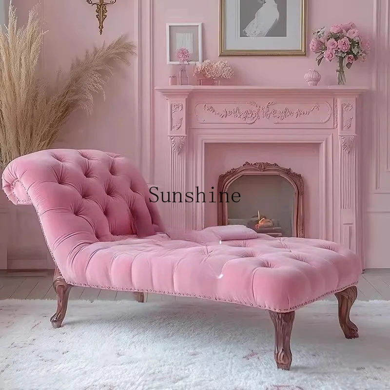 

French retro concubine chair/large and small apartment single sofa