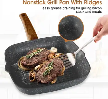 12 best sales Conjunto de utensílios de cozinha em granito - №6
