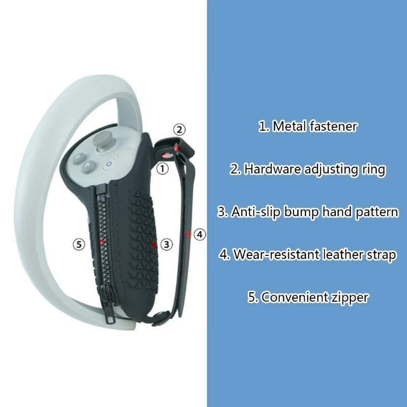 Профессиональная ручка контроллера корпуса силиконовой ручки для ручки