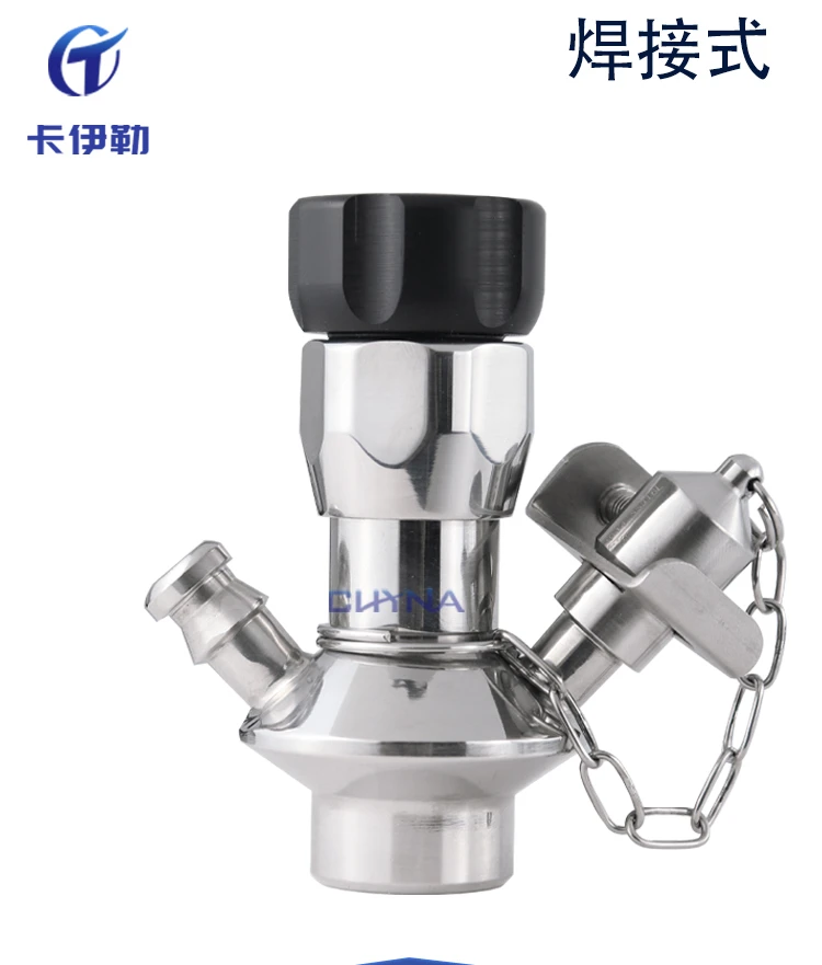 Sterile sampling valve, stainless steel sampling valve, quick-fit sampling valve, 316 sampling valve, manual