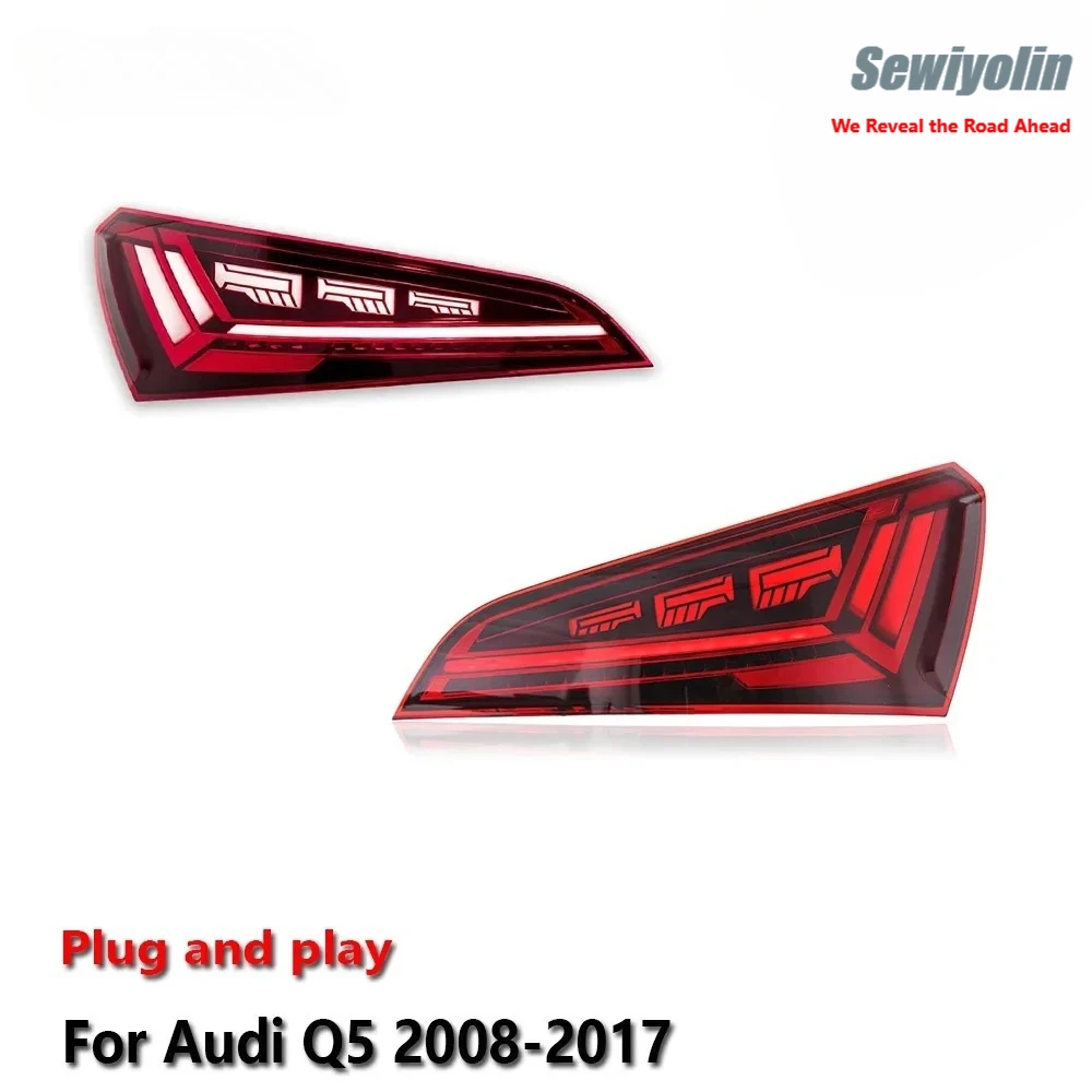 

Car LED Headlight Light Lamps Parts For Audi Q5 2008-2017 Auto Fog DRL Brake Turn Signal Lamp Plug And Play
