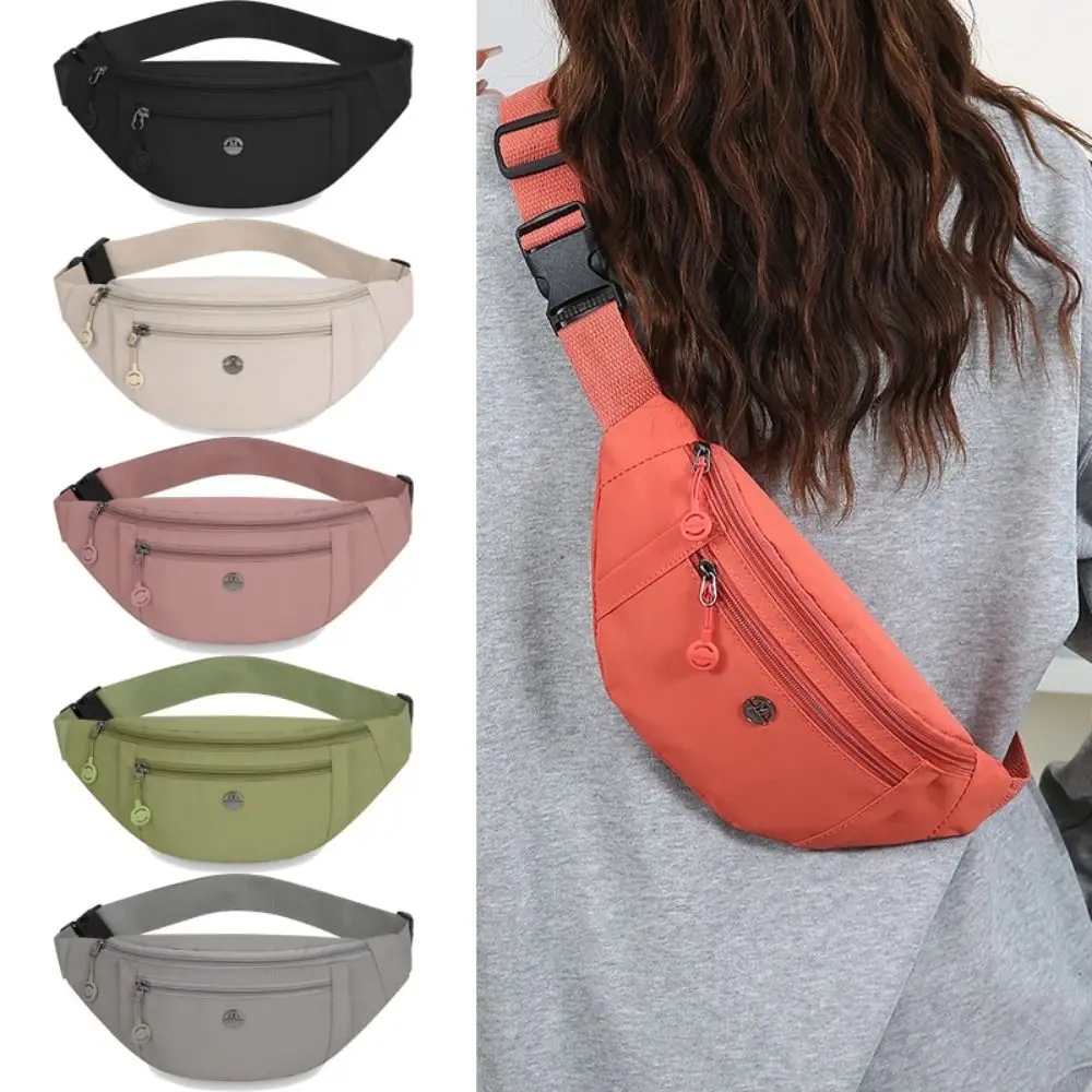 Fashion Half Moon Chest Bag Large Capacity Waterproof Crossbody Bag Oxford Cloth Multifunctional Running Belt Bags Outdoor