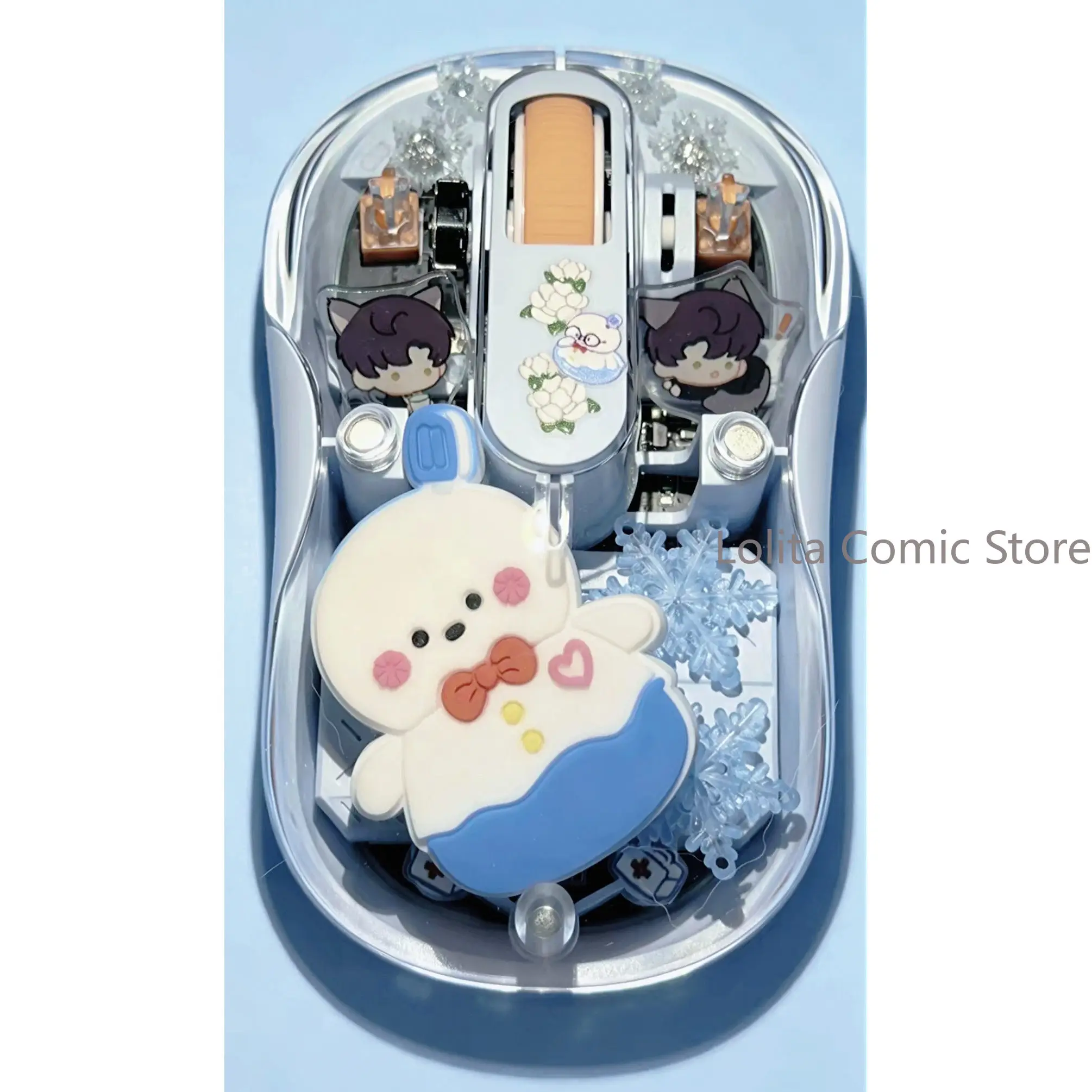 Anime Game Love and Deepspace Zayne Cosplay Cartoon cute Wireless Bluetooth Mouse Accessories ornament Birthday Gift