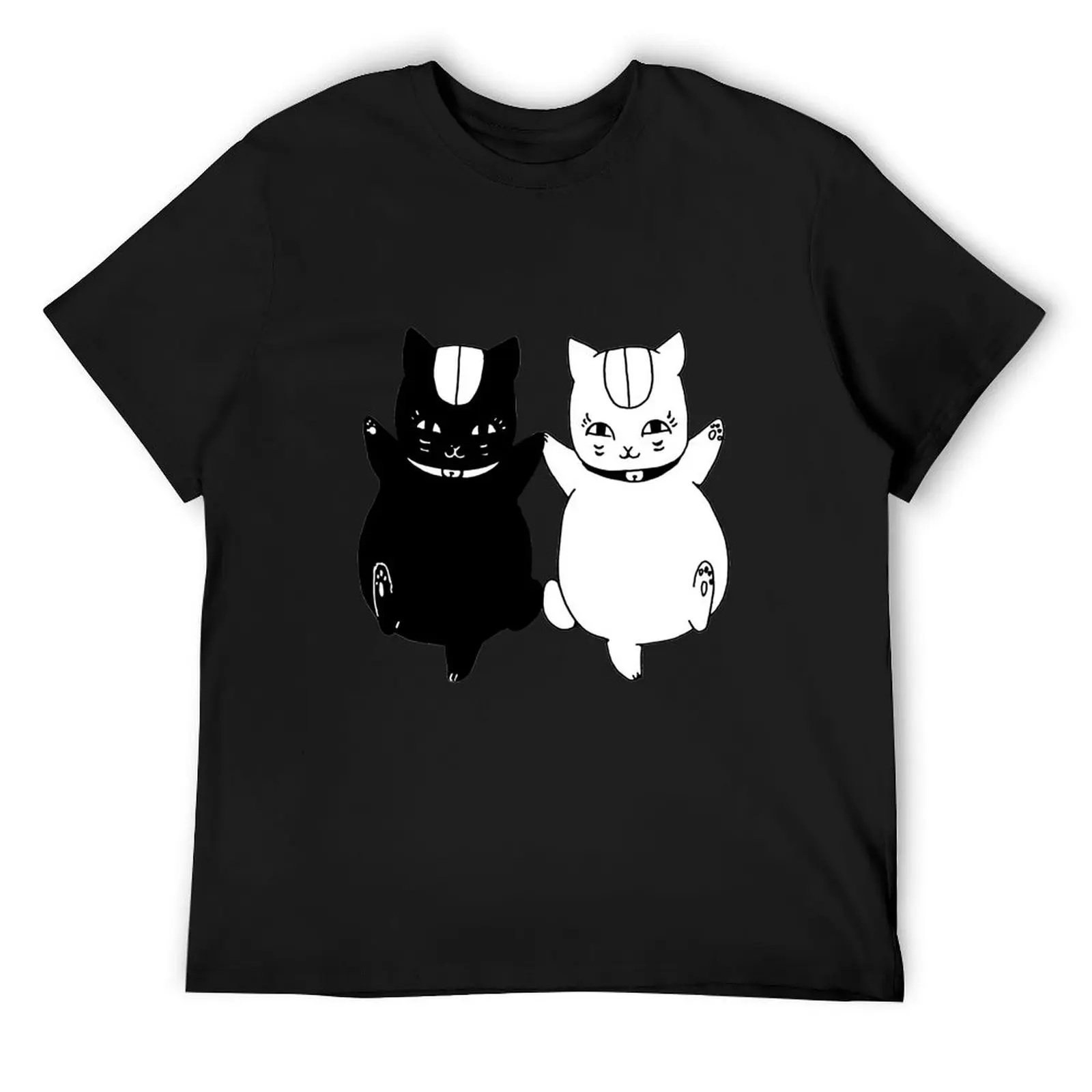 Nyanko Sensei and Nisenyanko T-Shirt vintage plain custom shirt mens shirts graphic tee