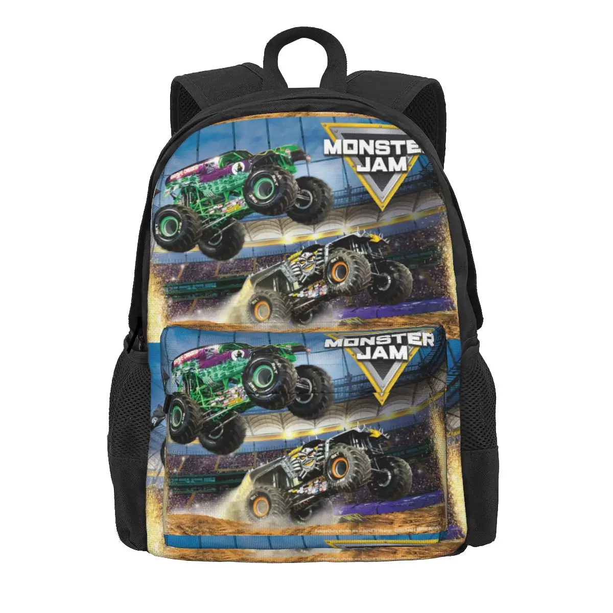 Classic Monster Jam Pattern zaini ragazzi ragazze Bookbag borse da scuola per bambini Cartoon Kids zaino da viaggio zaino a tracolla