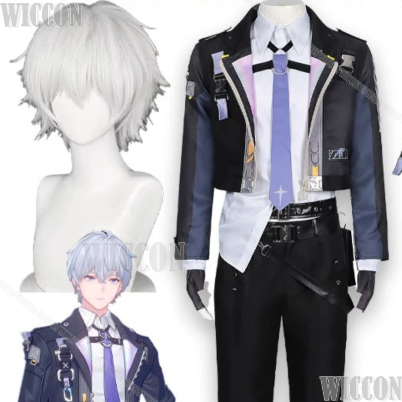 

Neverness to Everness Cosplay Costume Esper Zero Male Anime Game Role Play Uniform Suit Halloween Couple Woman Navidad Carnaval