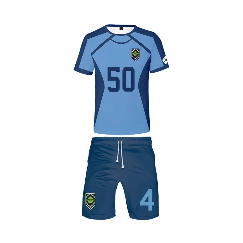 Anime Blue Lock Isagi Yoichi Cosplay Costumes Blue Football Jersey Sportswear Rin Itoshi Chigiri Hyouma Kunigami Rensuke Men