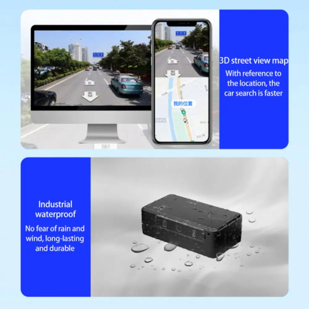 Mini localizador GPS 4G, dispositivo antipérdida para vehículo/coche/persona, Sistema Localizador inalámbrico GPS/WIFI/Beidou, localizador satelital