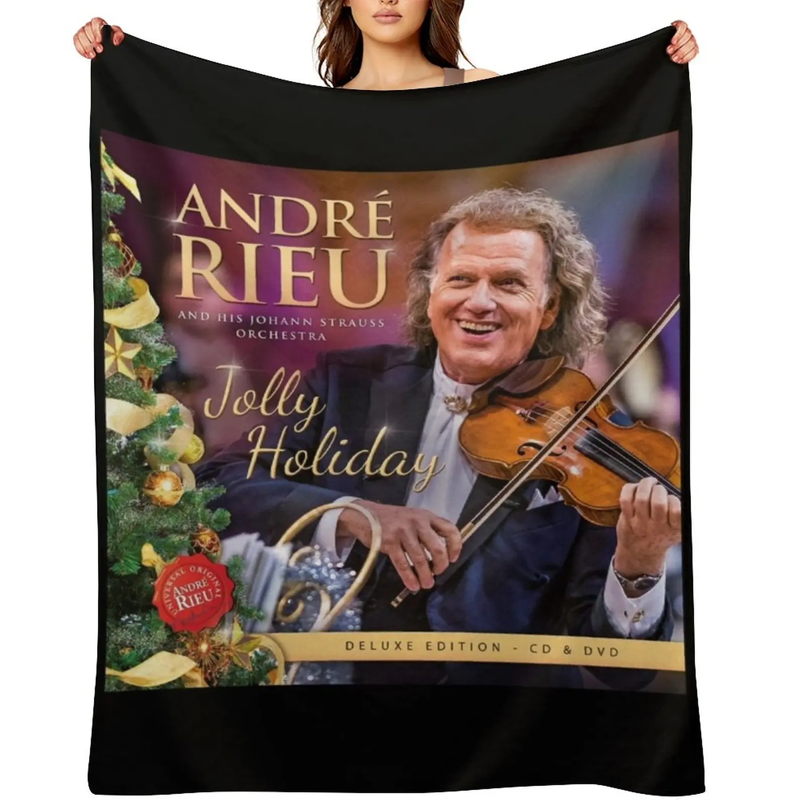 

Jolly Holiday Throw Blanket Extra Large Throw Soft Plaid Thins for babies Blankets