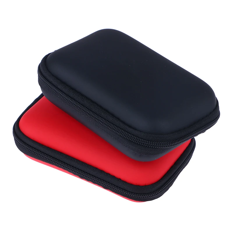 1Pc Mini Camera Case Bag Multi-functional Earphone Bag Video Waterproof Digital Portable Hard Bag EVA Storage Box Storage Bag