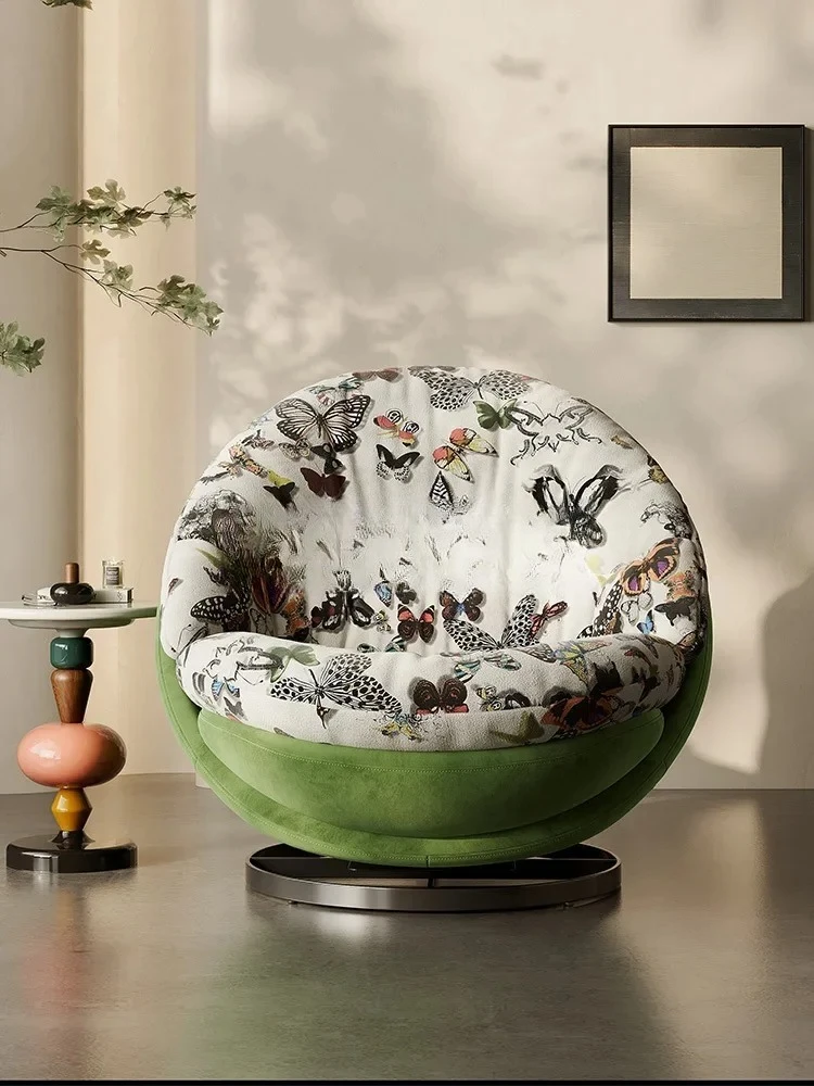 

ss CButterfly вращающееся кресло итальянское легкое роскошное простое ленивое повседневное пуховое кресло одиночное современное
