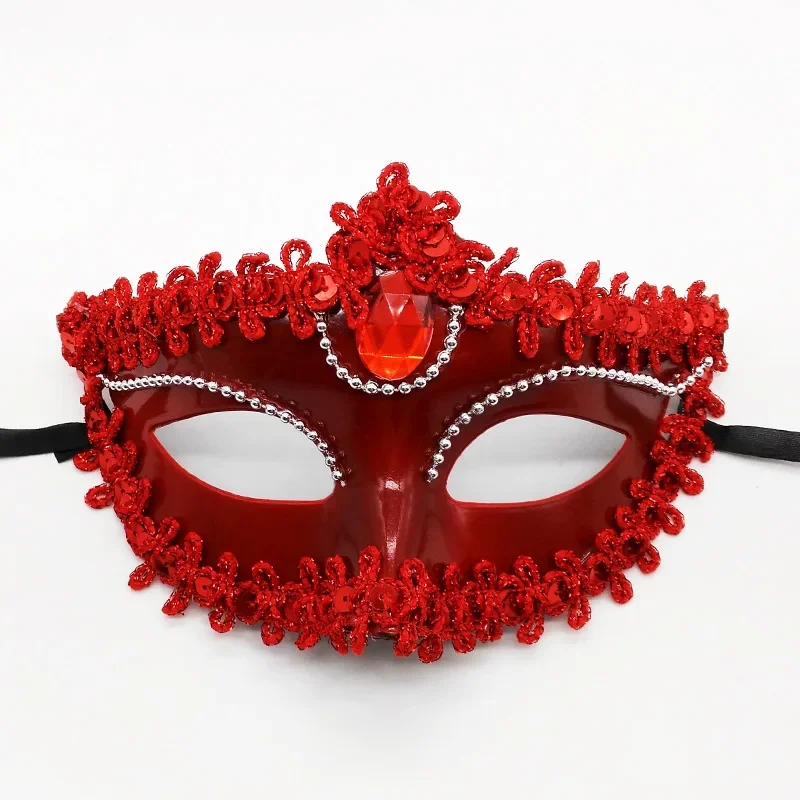 ผู้หญิงผู้ชายหน้ากาก Masquerade พรหมเซ็กซี่ลูกไม้เพชรสีหน้ากาก Mardi Gras เครื่องแต่งกายอีสเตอร์งานแต่งงานวันเกิดฮาโลวีน