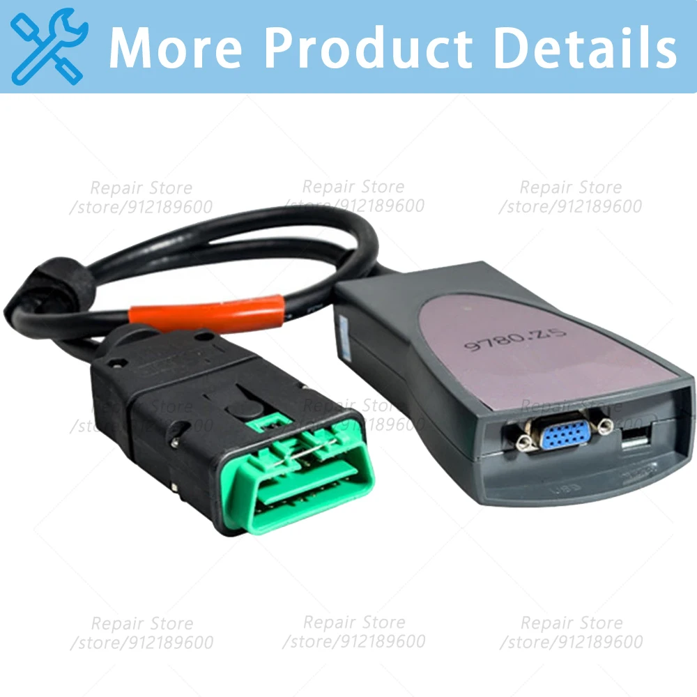 9780.Z5 Diagnostic tools PP2000 Normal Chip Diagbox V9.150 Softwares A1281 Z Compatible with OBD cables WiFi Read fault codes