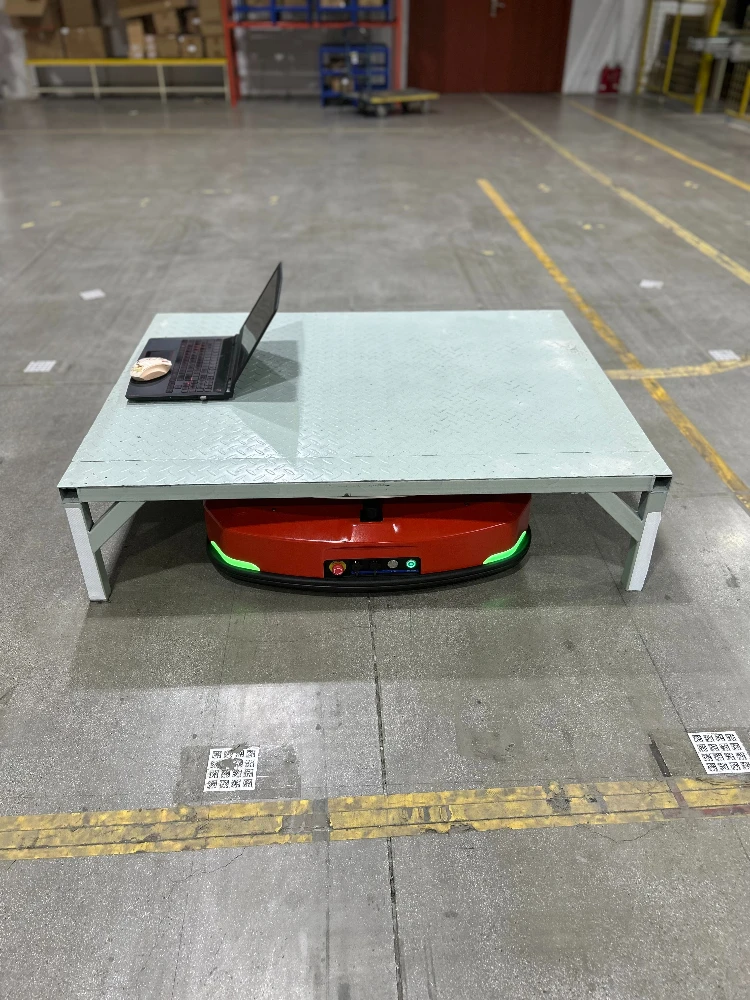 Vehicle for Efficient Material Handling 1TON Warehouse AGV Robot | Heavy-Duty Automated Guided