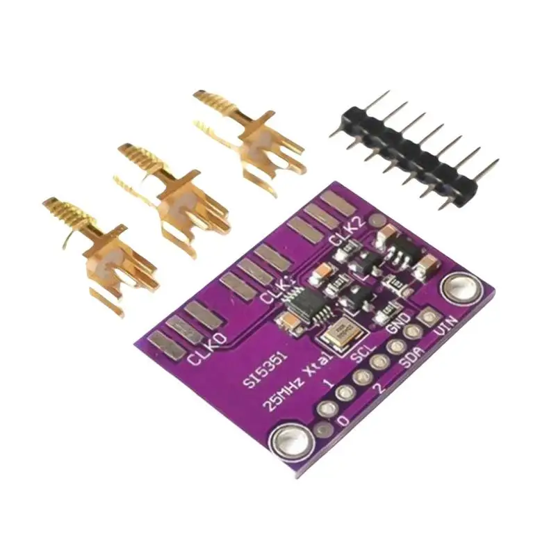 1 Set Signalgenerator Taktgenerator 8KHz-160MHz DC 3V-5V CJMCU-5351 Si5351A Si5351 I2C Taktgenerator Breakout Board Modul – Detail 9
